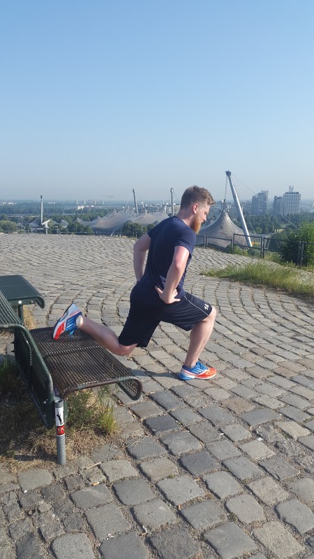 Training in München im Olypiapark